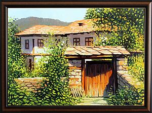 Зелена прегръдка - картина - картини за механа