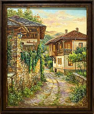 Лятна вечер в Боженци - картина